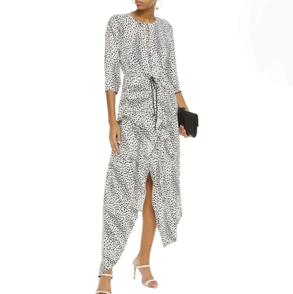 NWT Maje Rosa Animal Print Dress - Size 4 - Size 8/10 or Large in US - Picture 1 of 9